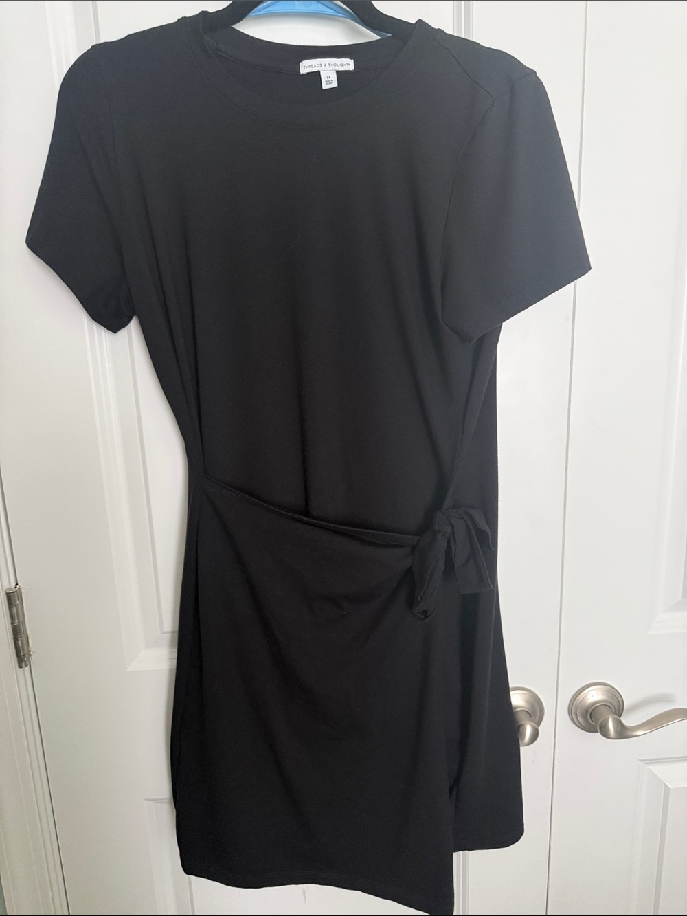 Threads 4 Thought Tie-Waist Short Sleeve Dress